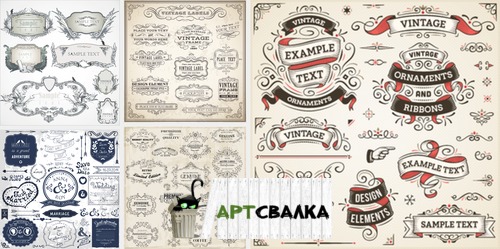 Рисованные от руки стикеры, логотипы, эмблемы | The hand drawn stickers, logos, emblems